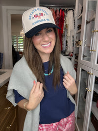 United States of America Classic Canvas Hat *Final Sale*