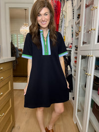 Harbor Club Dress in Navy