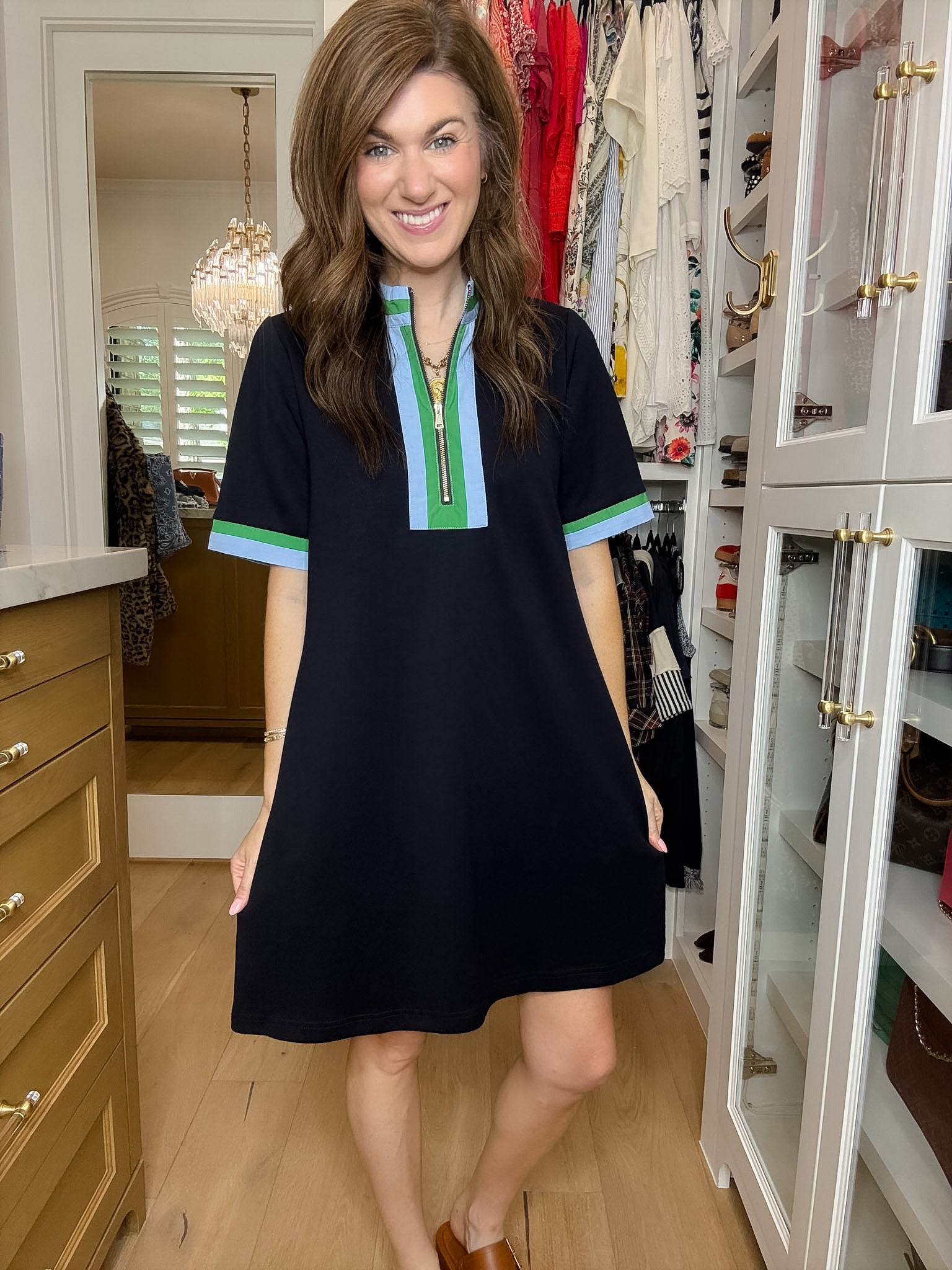 Harbor Club Dress in Navy