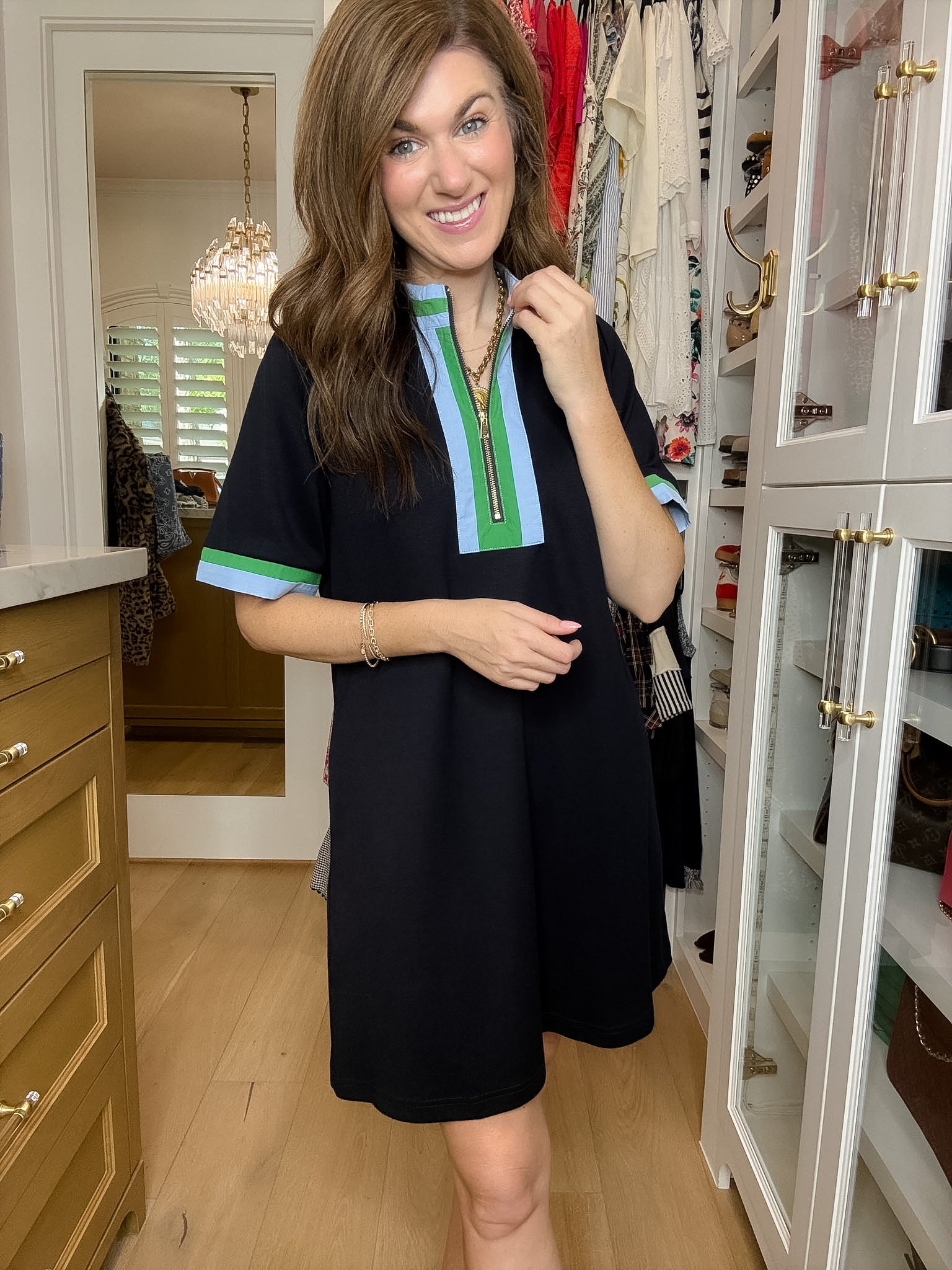 Harbor Club Dress in Navy