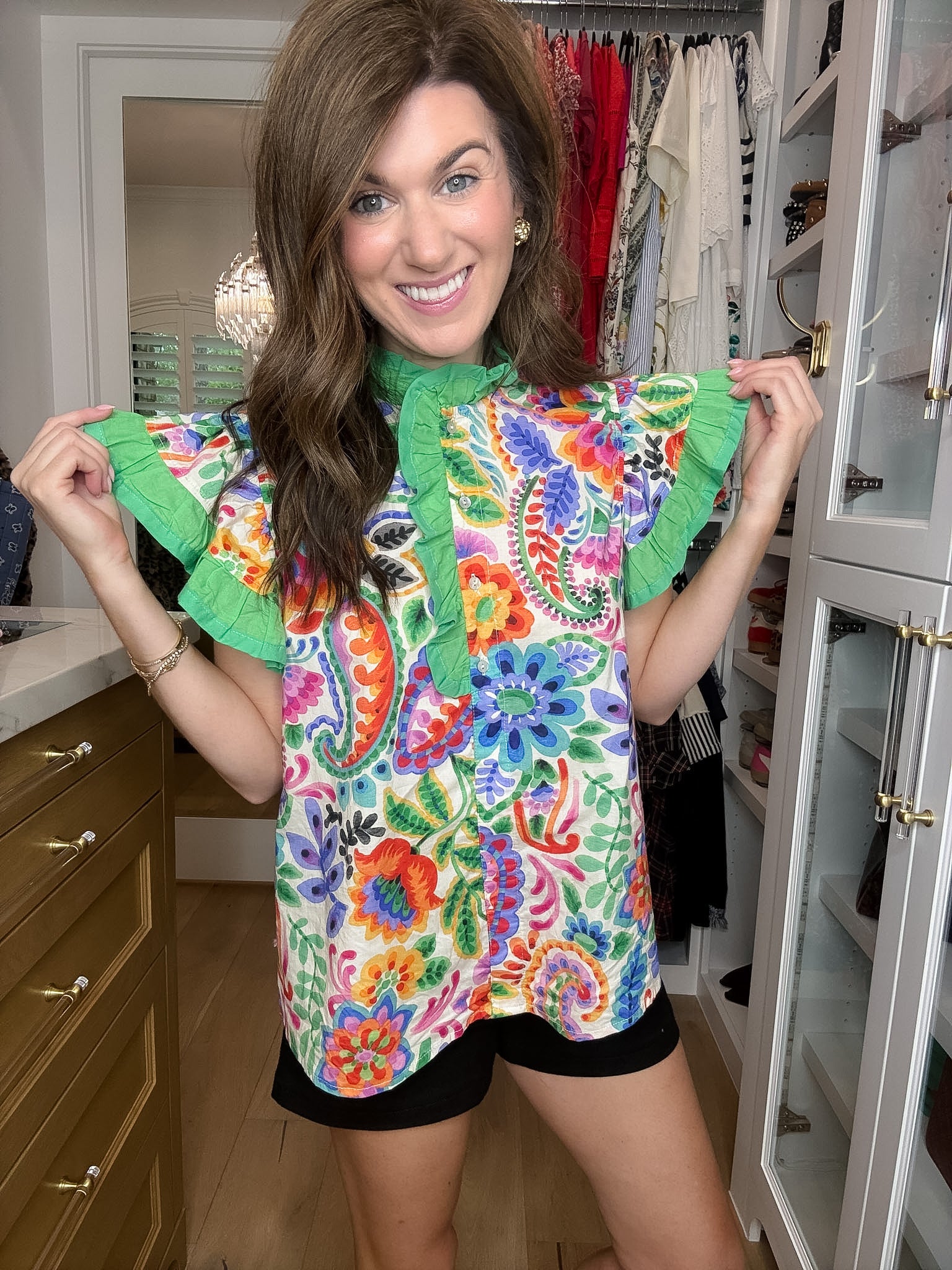 Be So Bold Floral Top in Cream