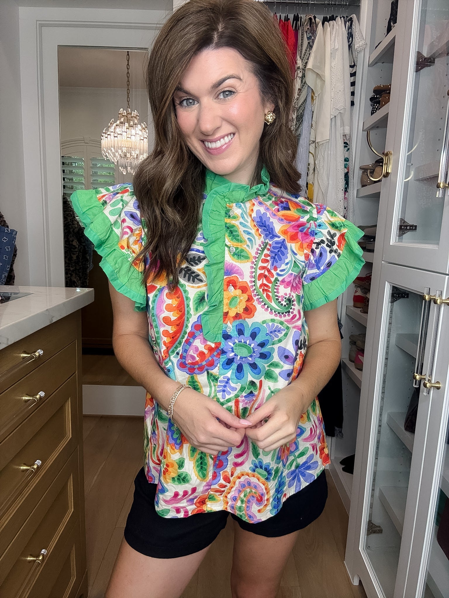 Be So Bold Floral Top in Cream