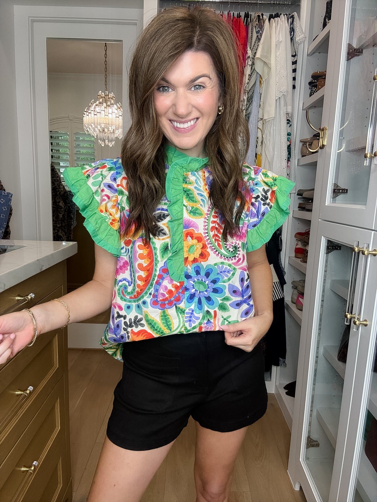 Be So Bold Floral Top in Cream