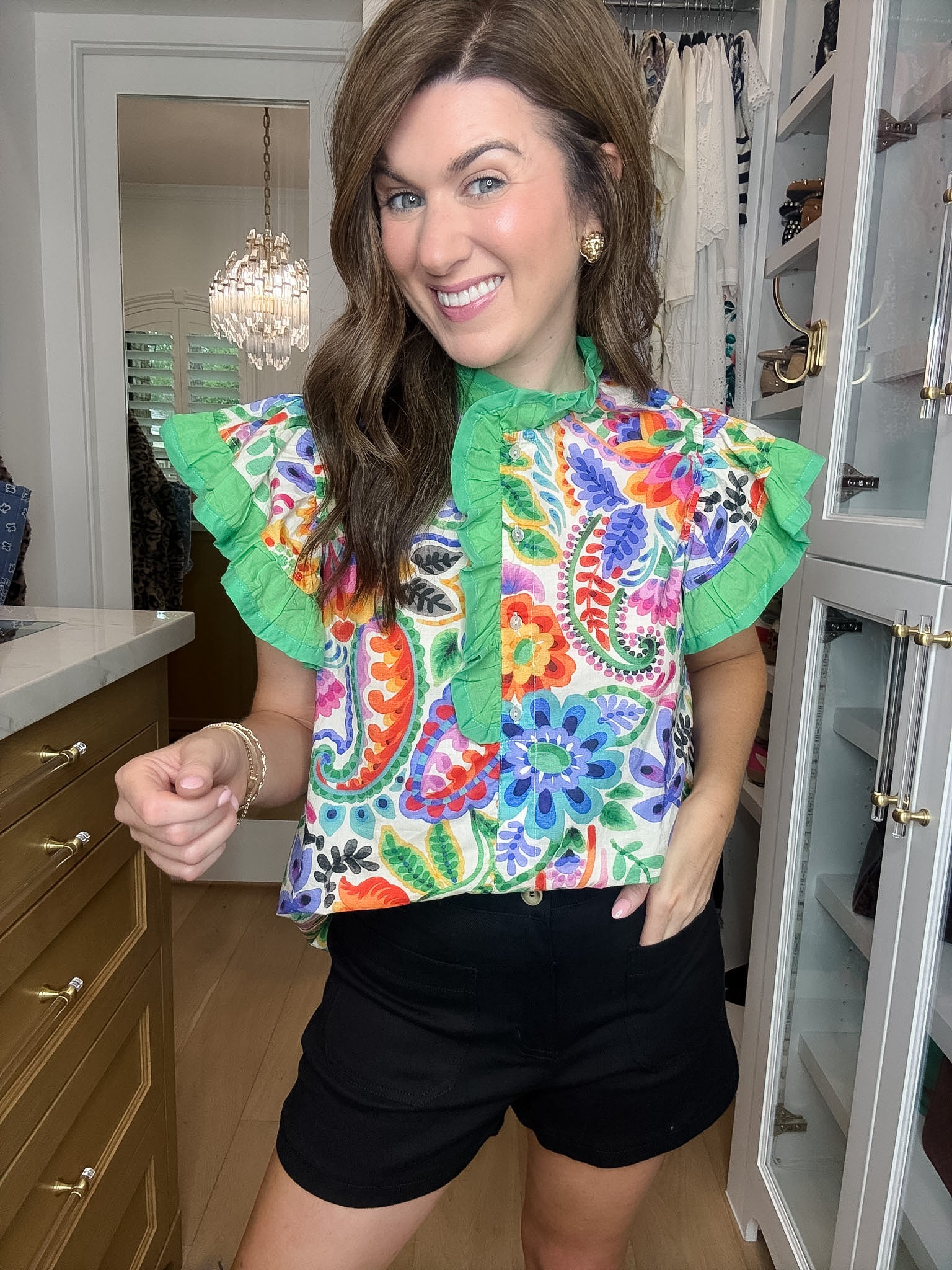 Be So Bold Floral Top in Cream