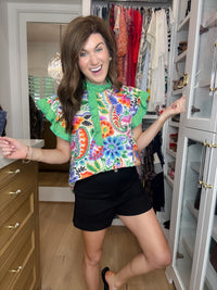 Summer Happiness Shorts in Black