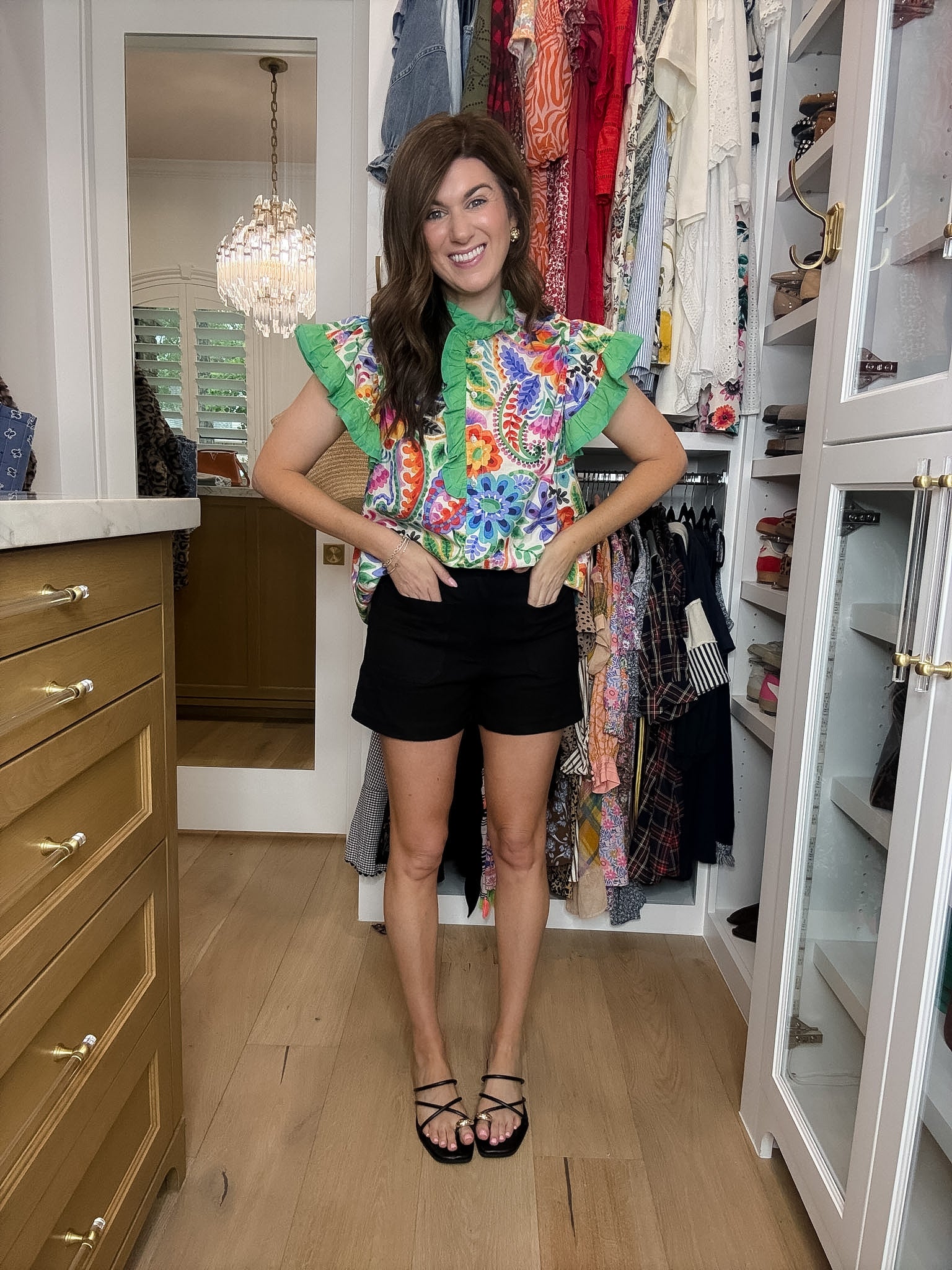 Summer Happiness Shorts in Black