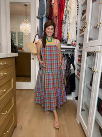 Mad for Madras Plaid Maxi Dress