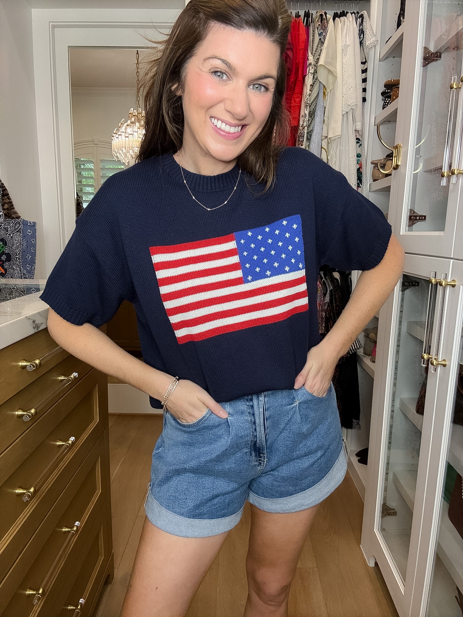 Liberty Lane Short Sleeve Sweater