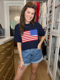 Liberty Lane Short Sleeve Sweater