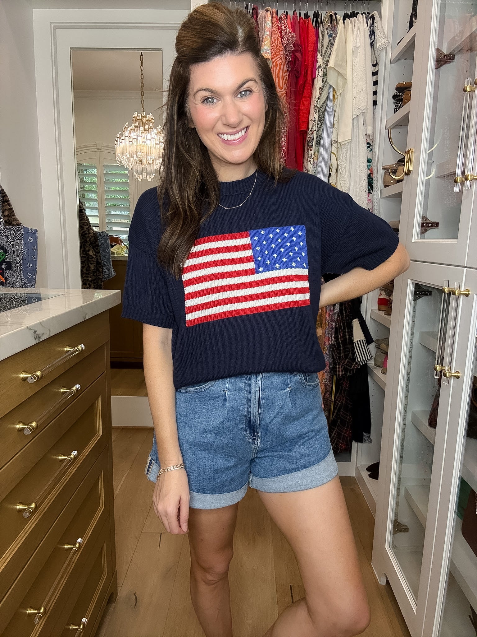 Liberty Lane Short Sleeve Sweater
