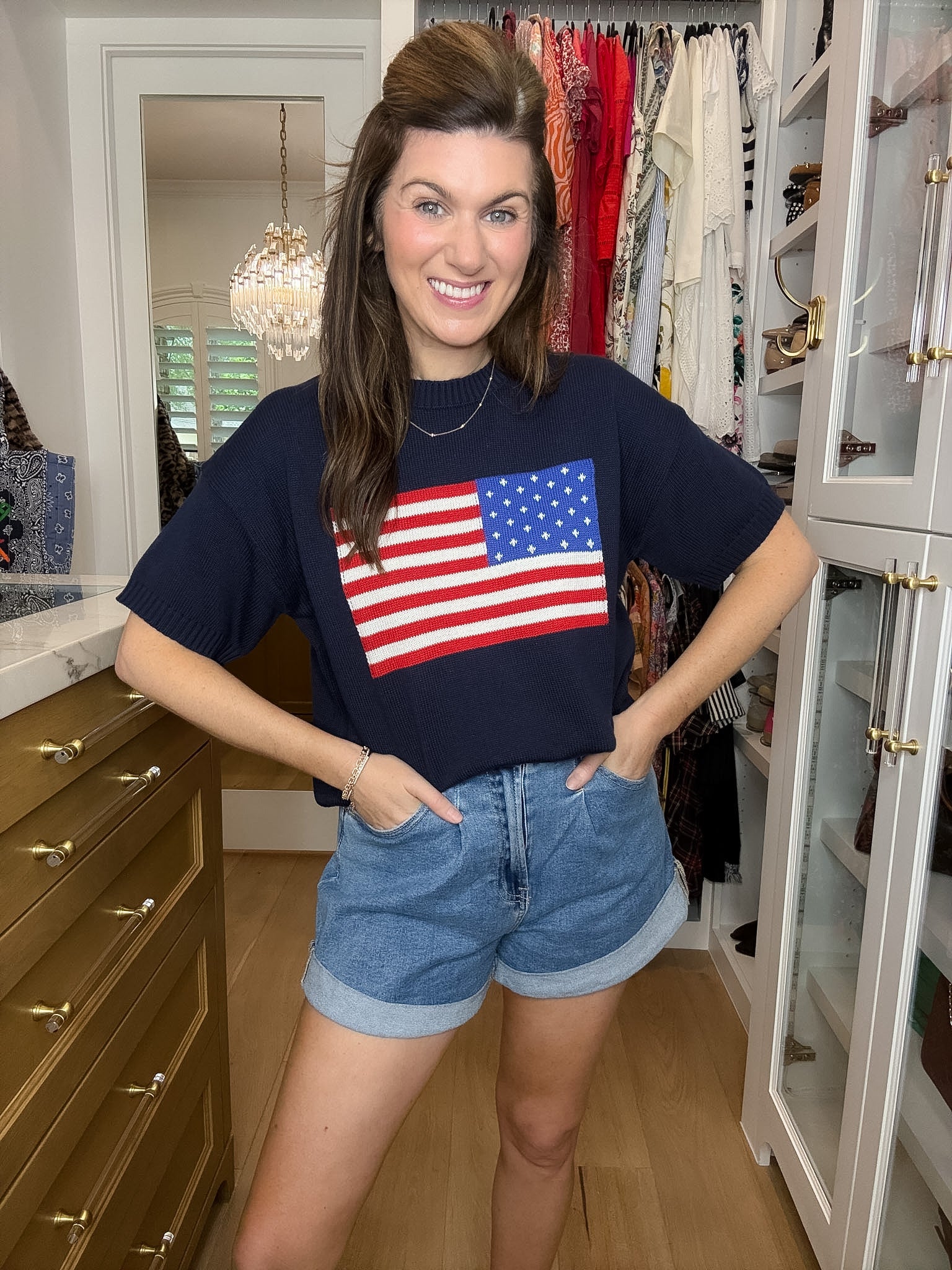 Liberty Lane Short Sleeve Sweater