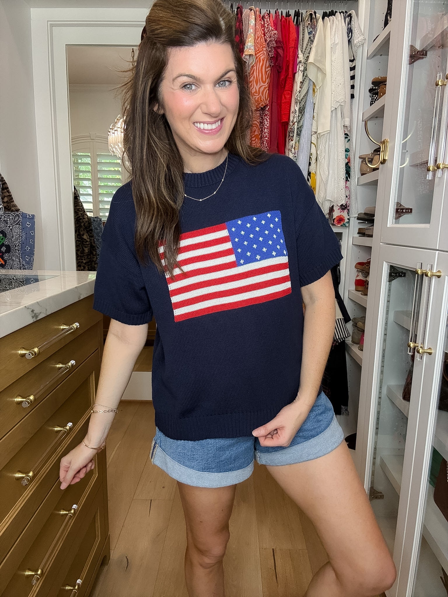 Liberty Lane Short Sleeve Sweater