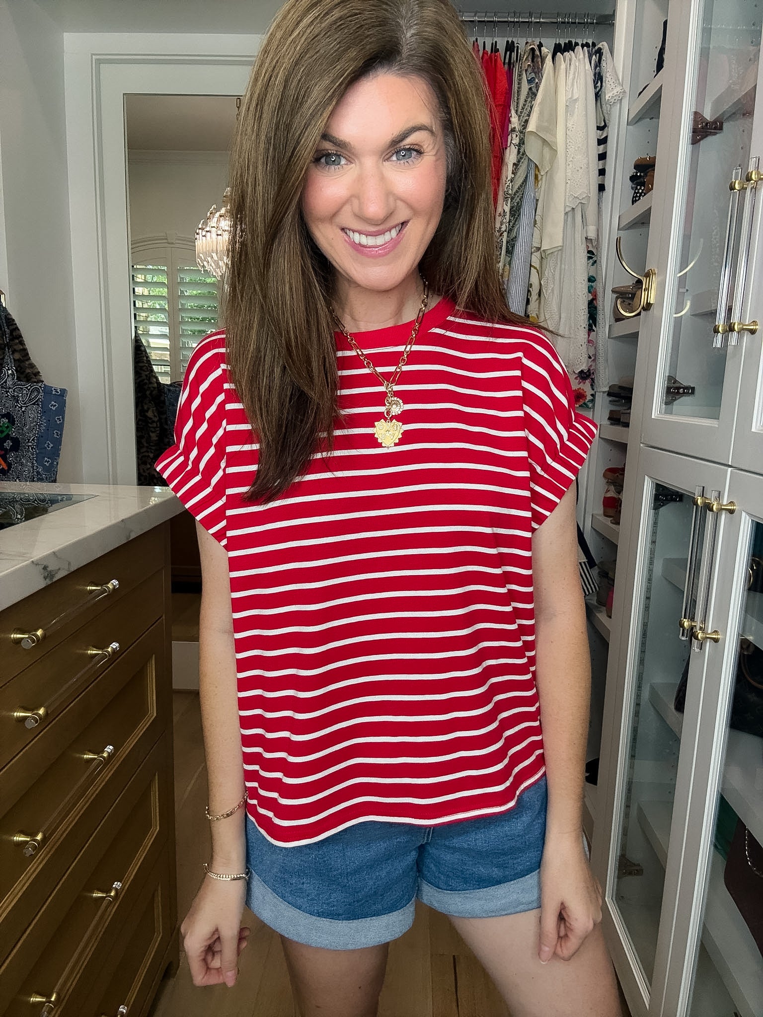 Main Street Striped Tee