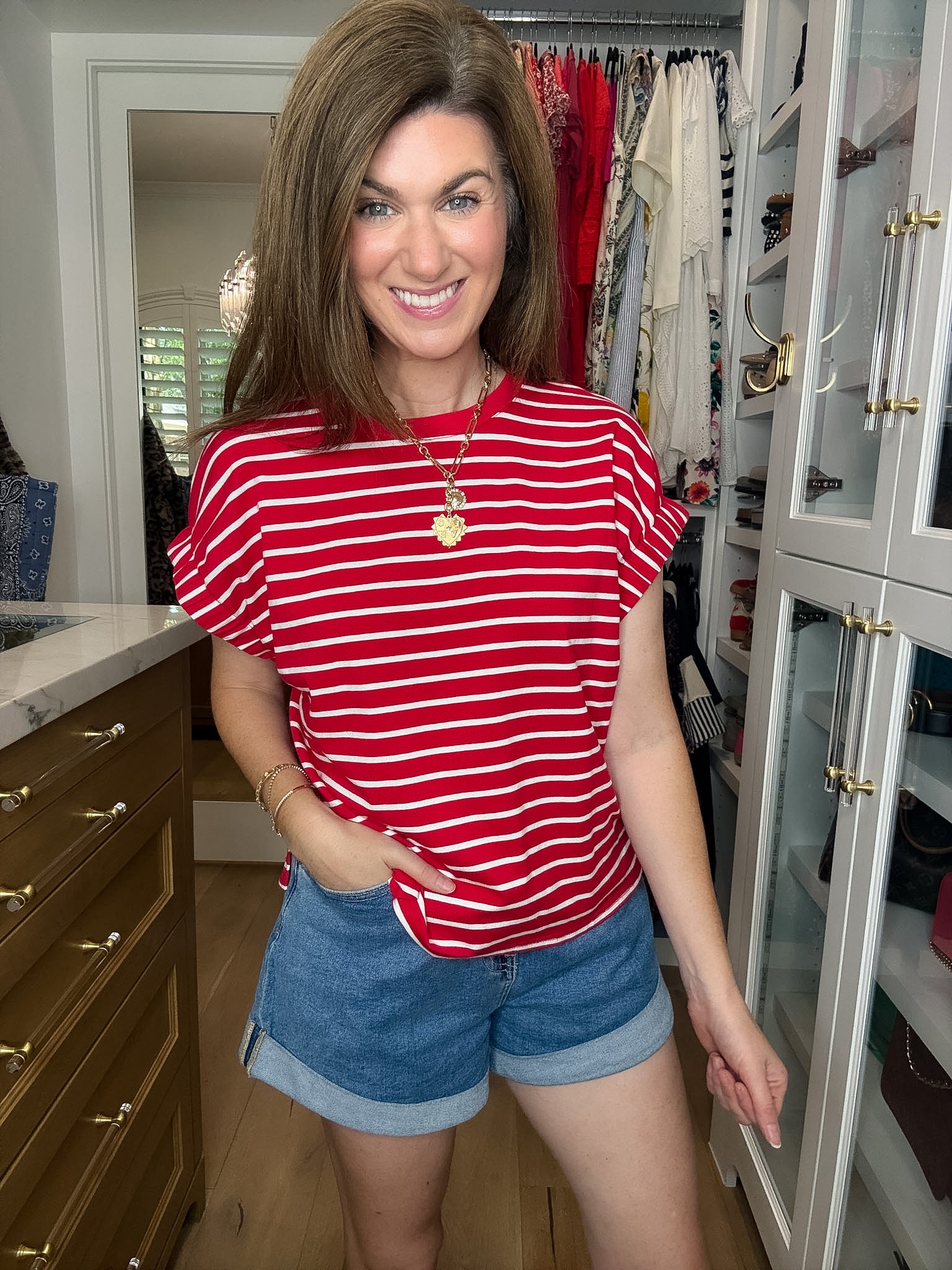 Main Street Striped Tee