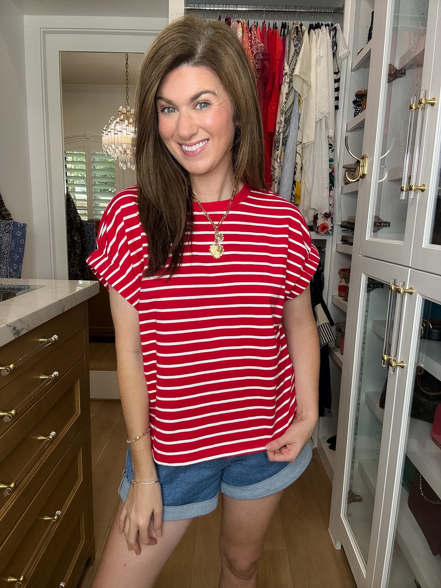 Main Street Striped Tee