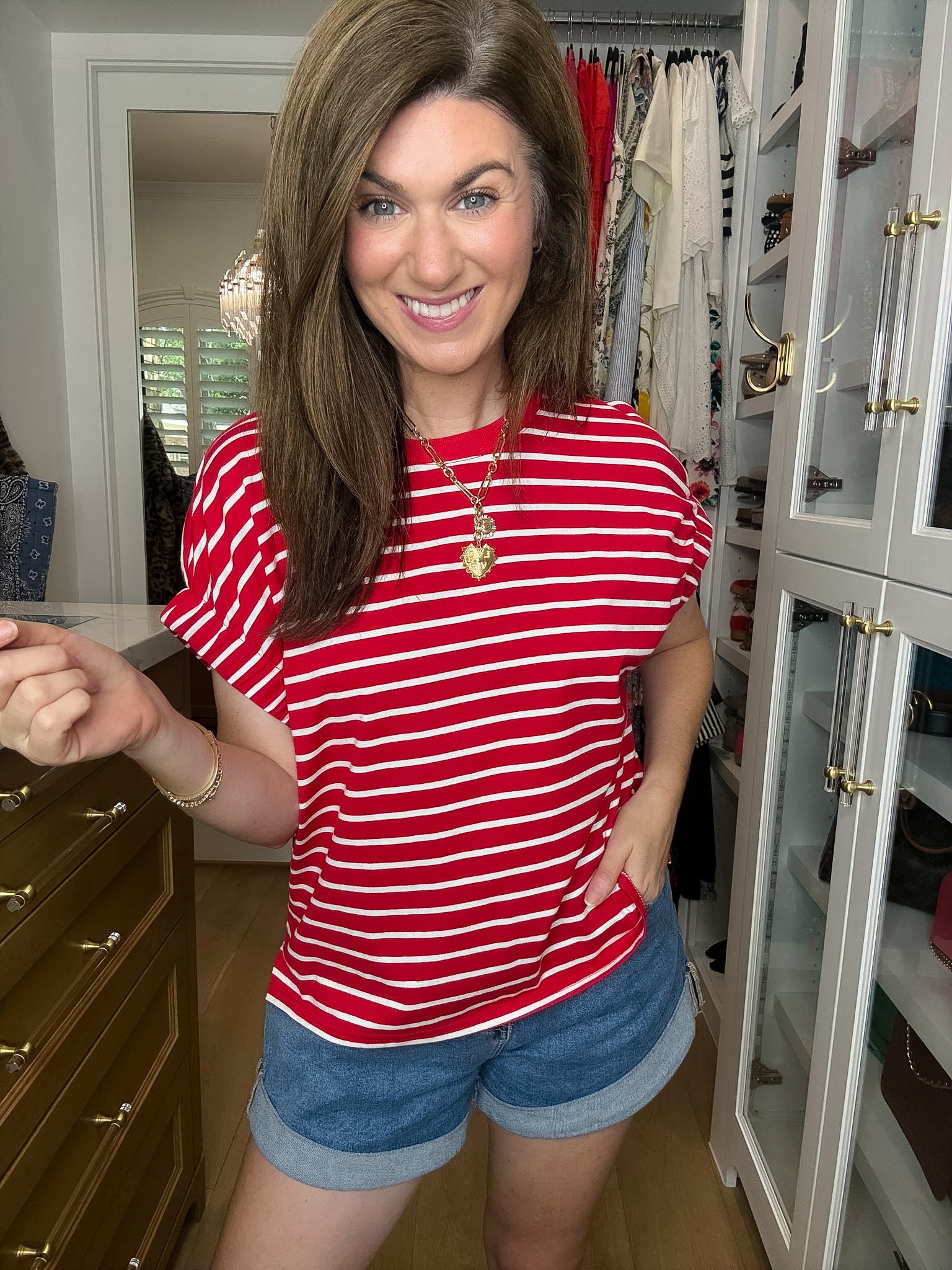 Main Street Striped Tee