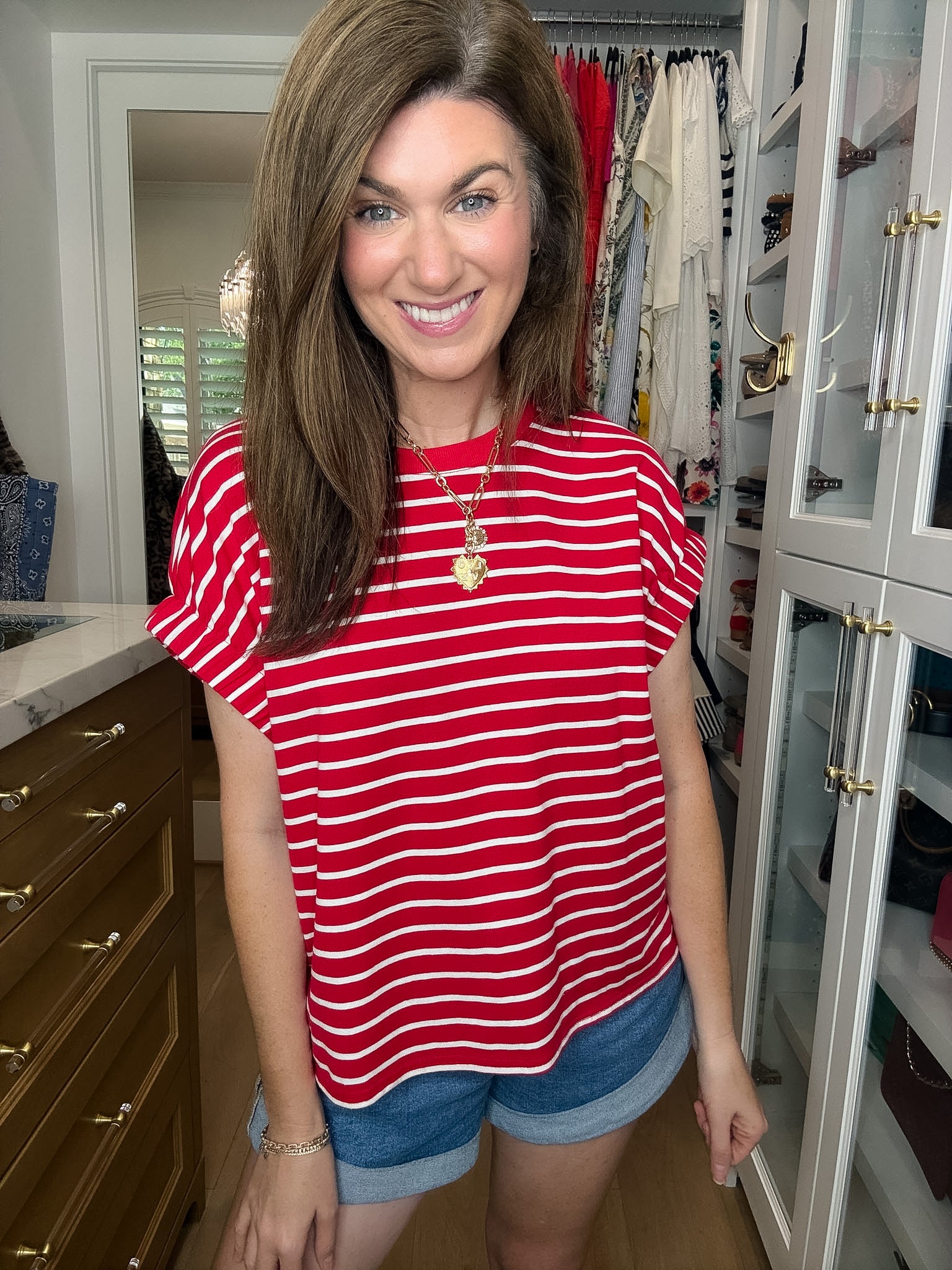 Main Street Striped Tee
