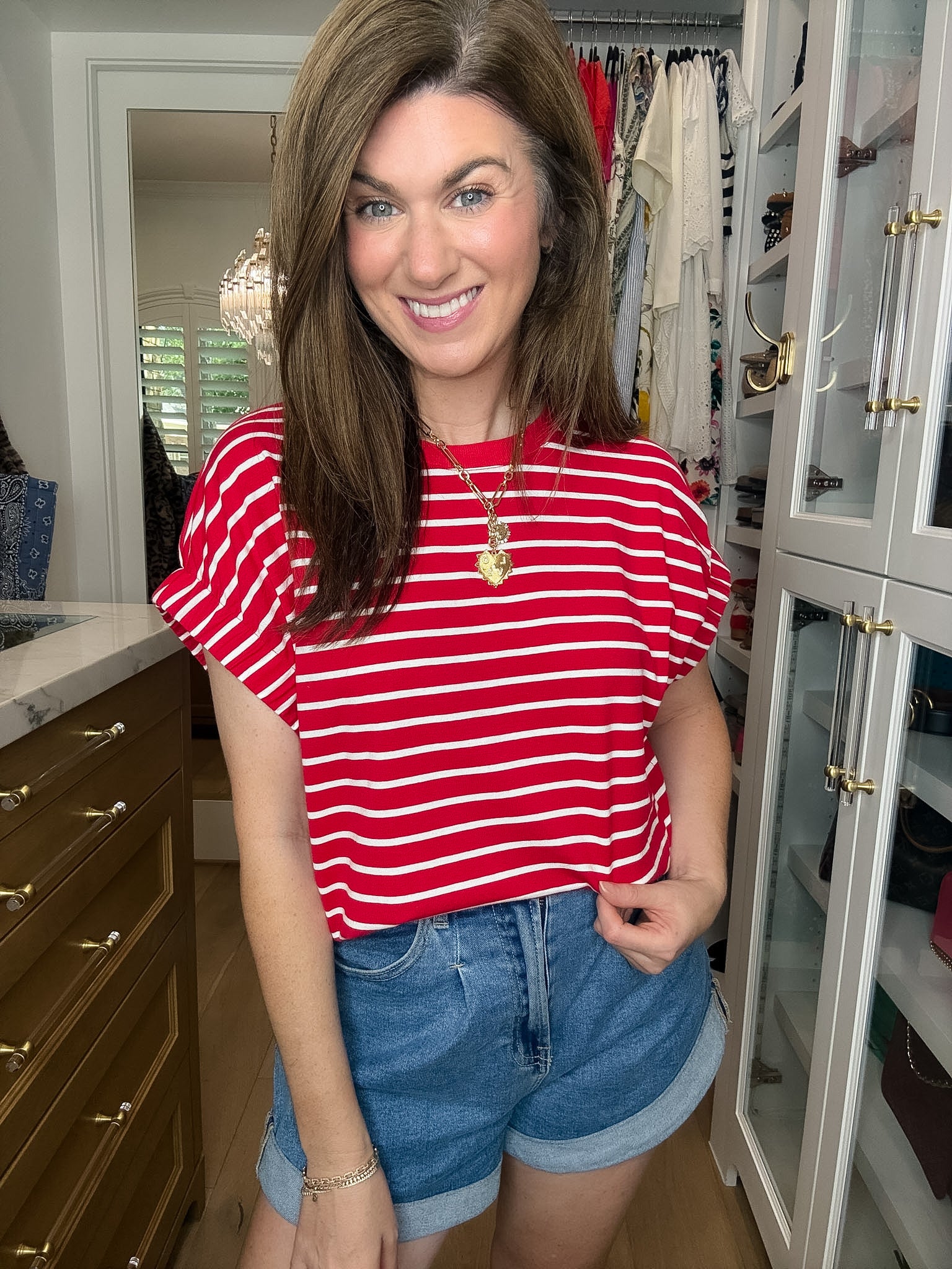 Main Street Striped Tee