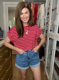Main Street Striped Tee