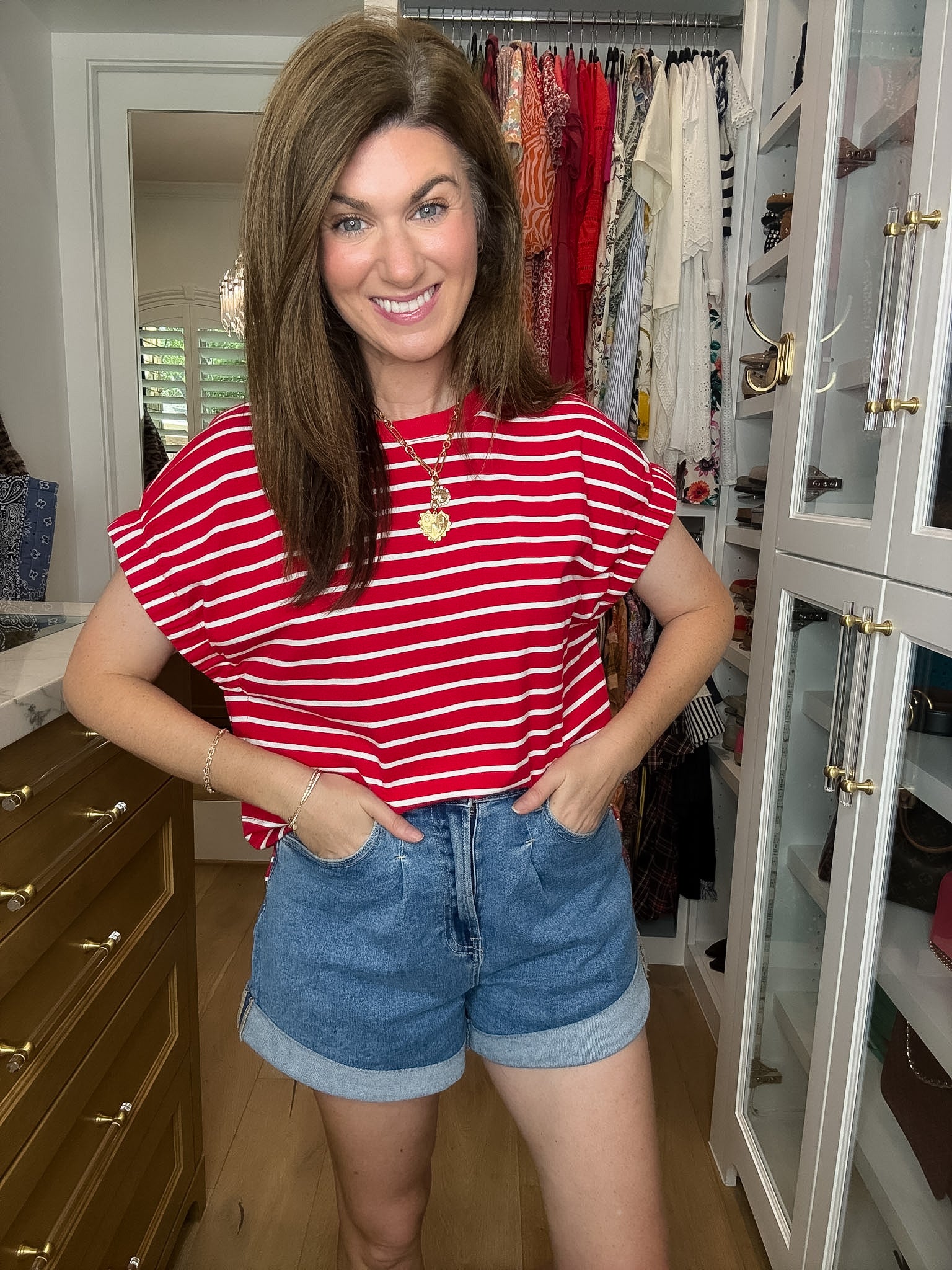 Main Street Striped Tee