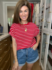 Main Street Striped Tee