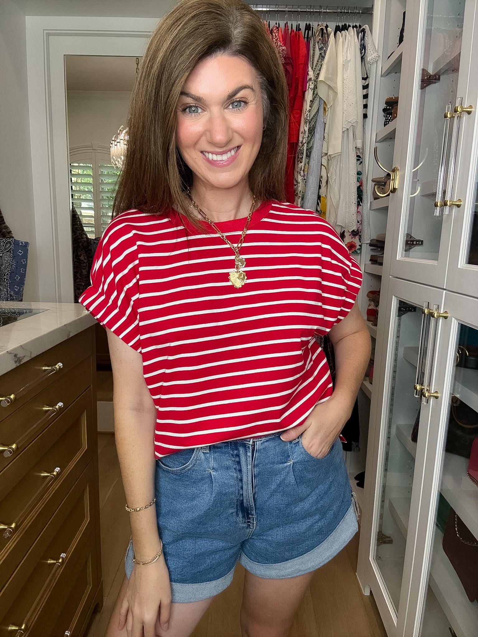 Main Street Striped Tee