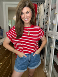 Main Street Striped Tee