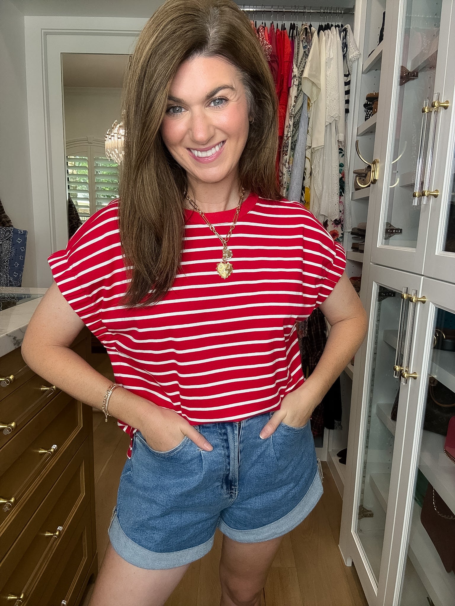 Main Street Striped Tee