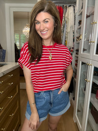 Main Street Striped Tee