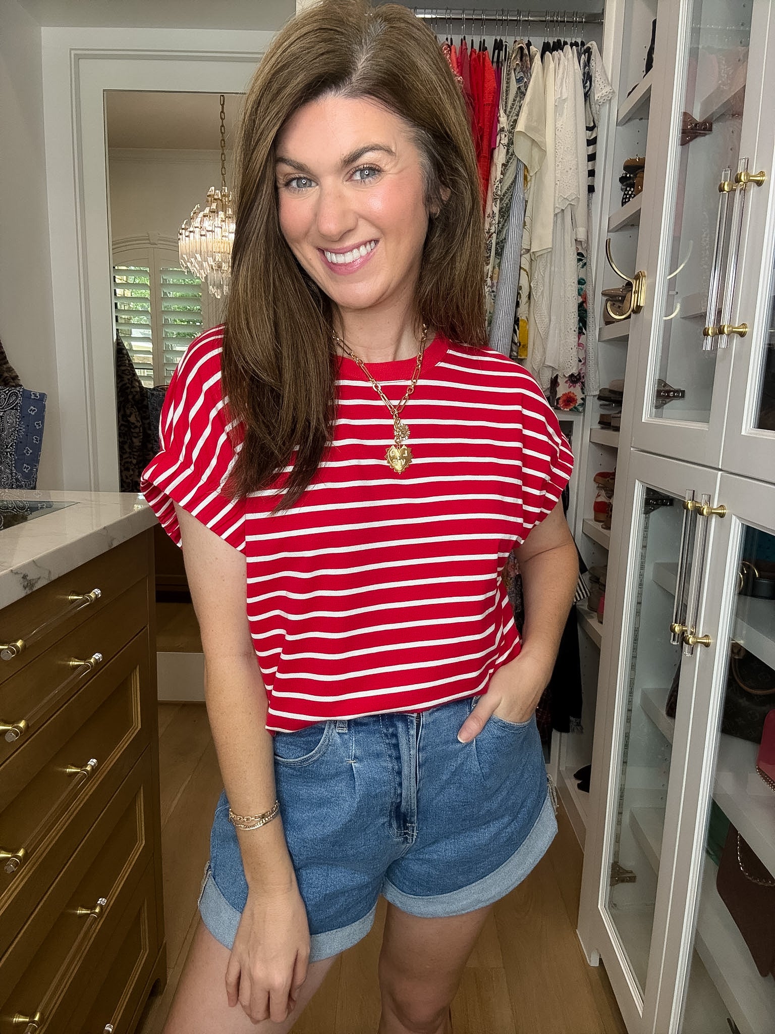 Main Street Striped Tee