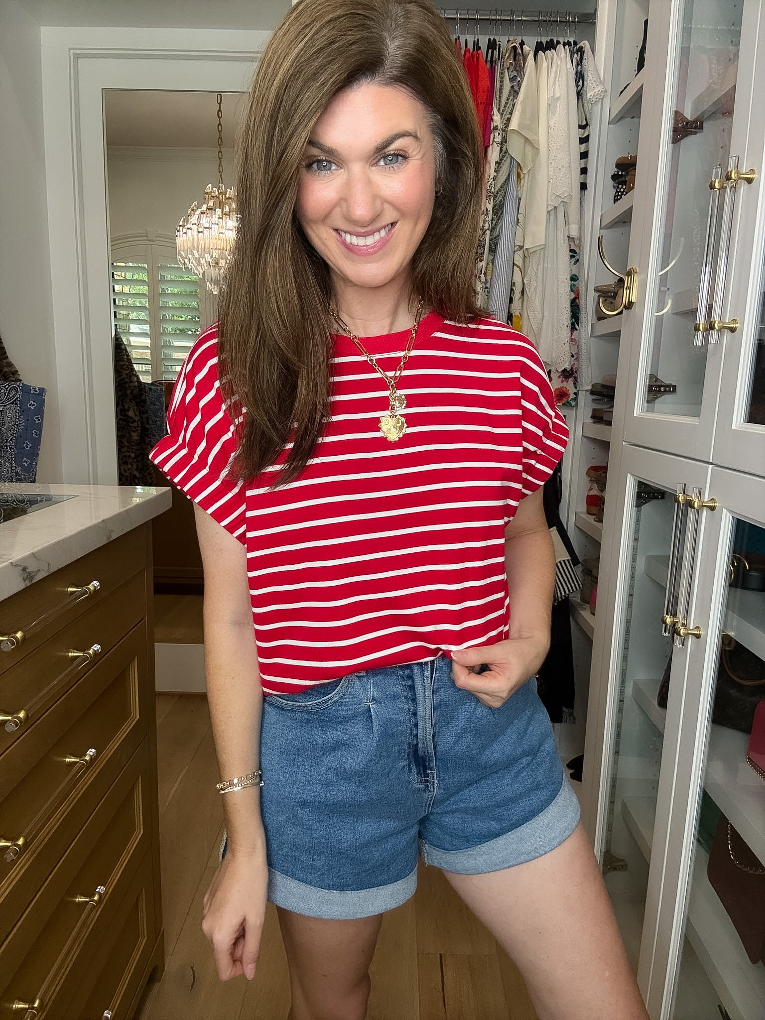 Main Street Striped Tee