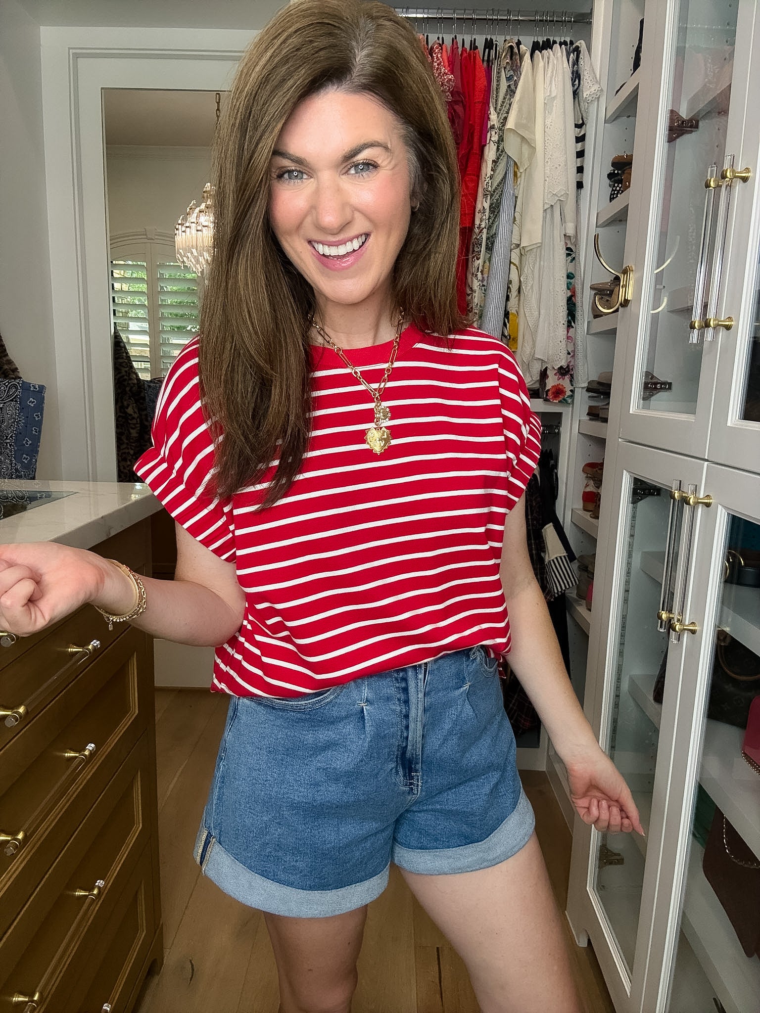 Main Street Striped Tee