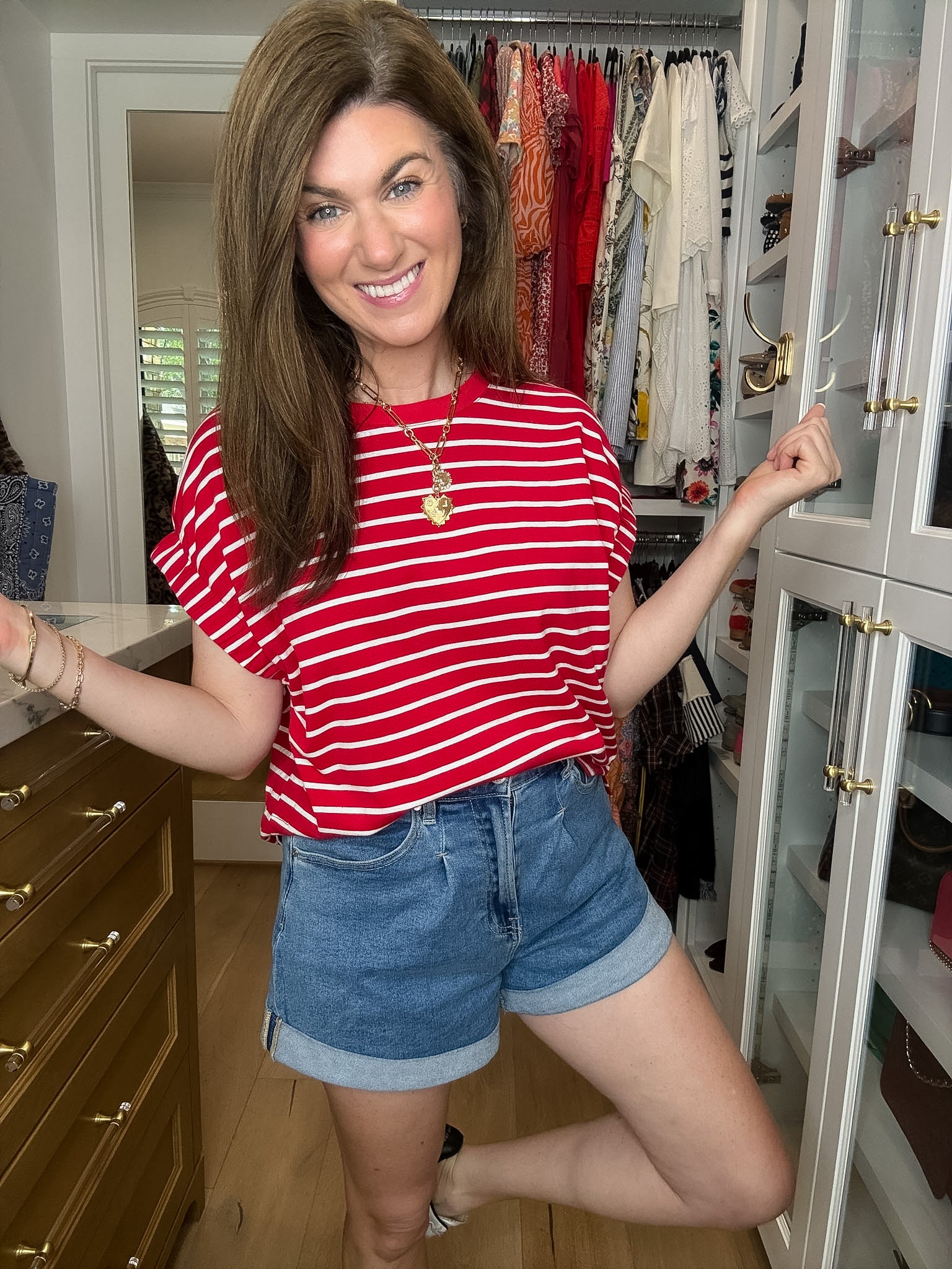 Main Street Striped Tee