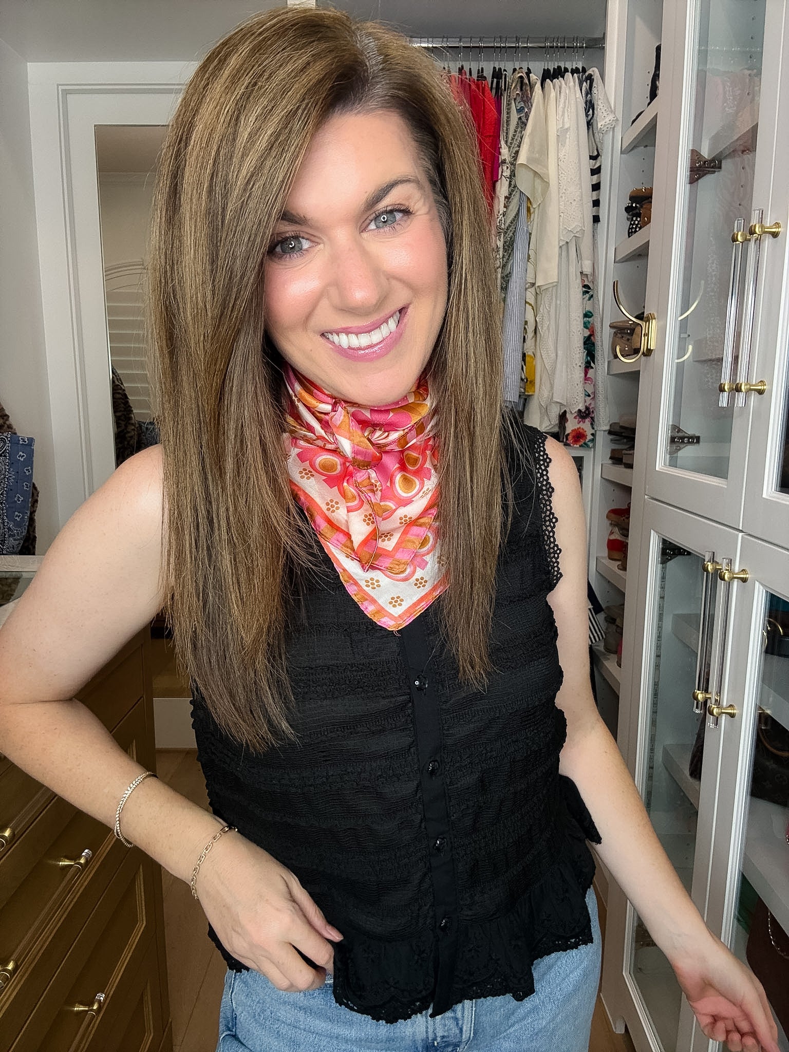 Flower Market Bandana in Pink *Final Sale*