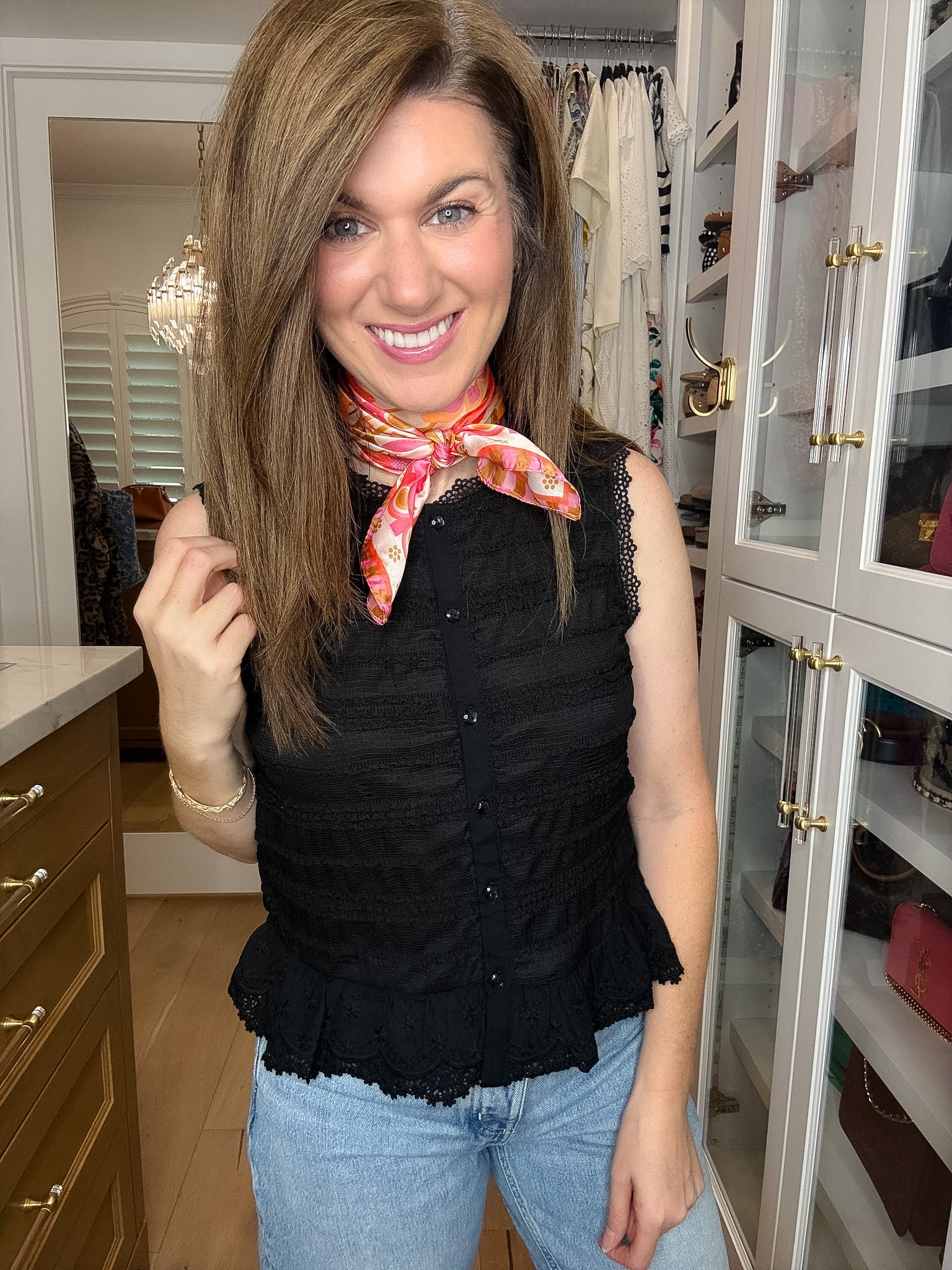 Flower Market Bandana in Pink *Final Sale*