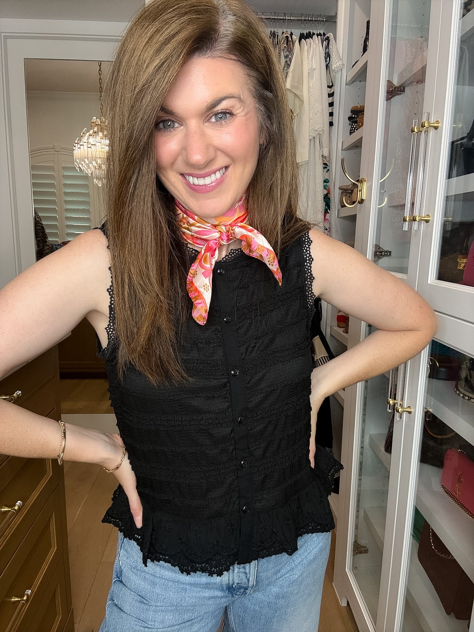 Flower Market Bandana in Pink *Final Sale*