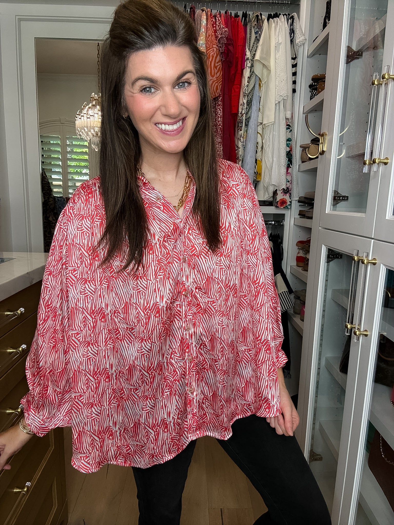 First Impression Button Down