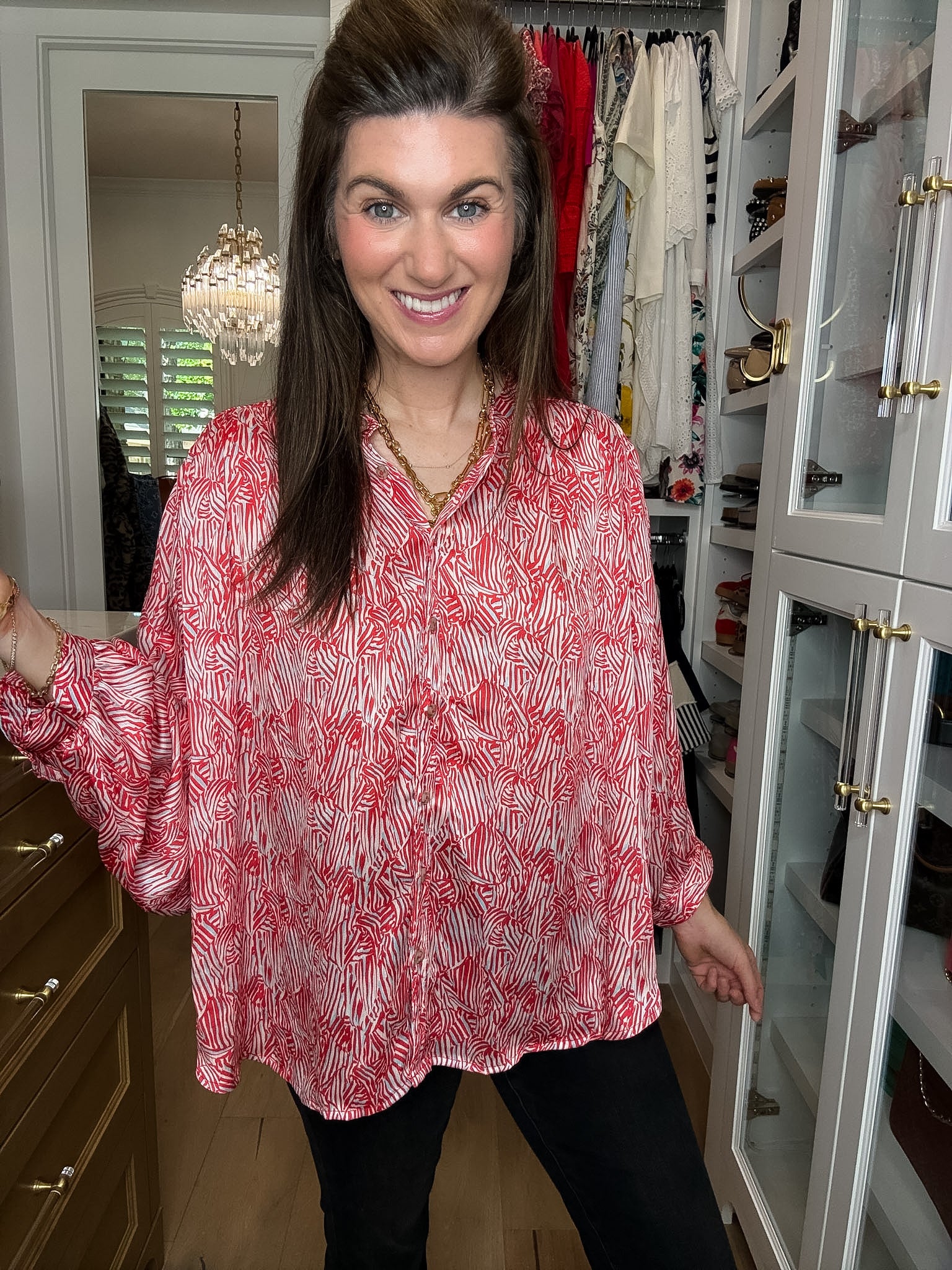 First Impression Button Down