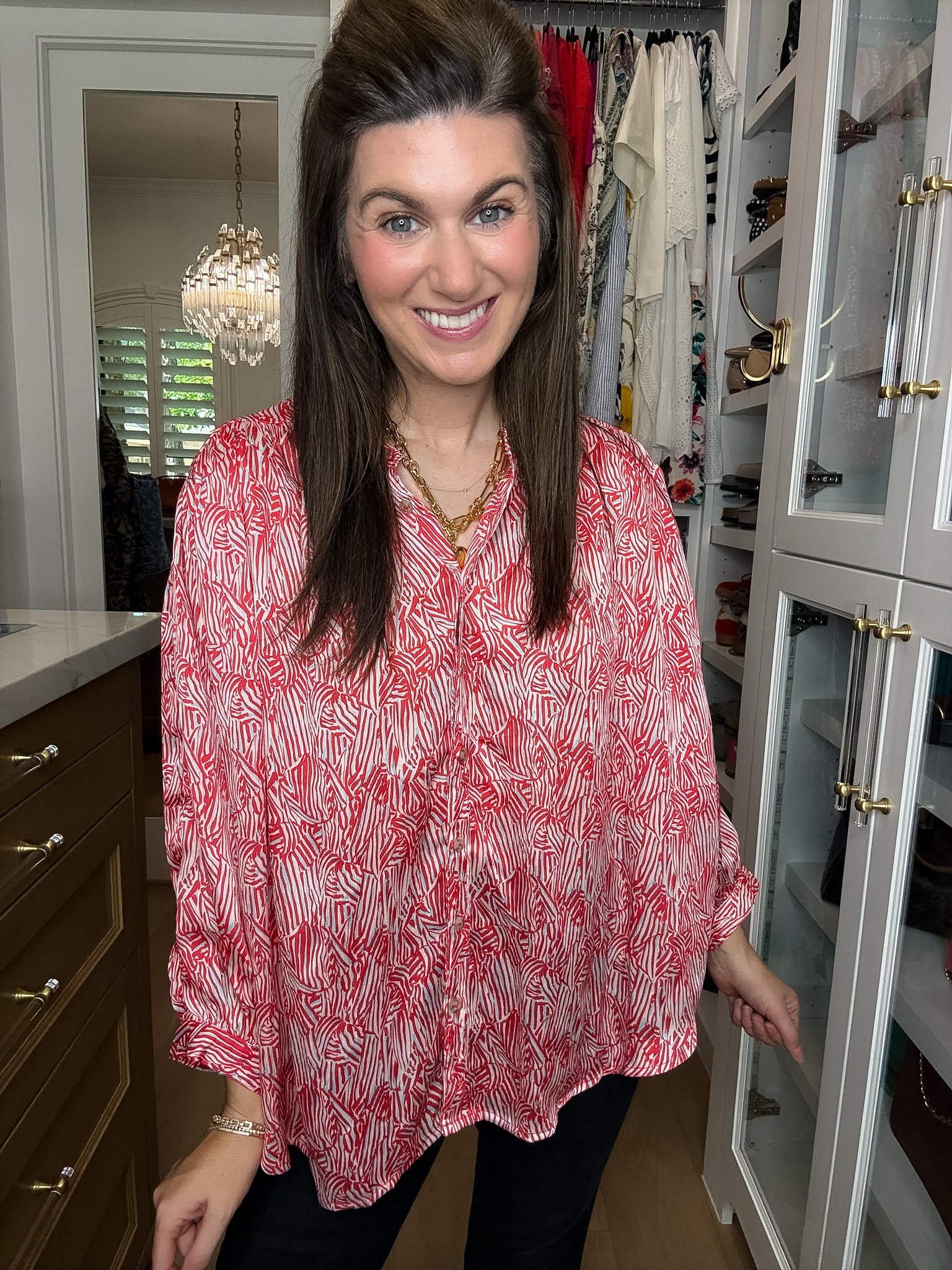 First Impression Button Down