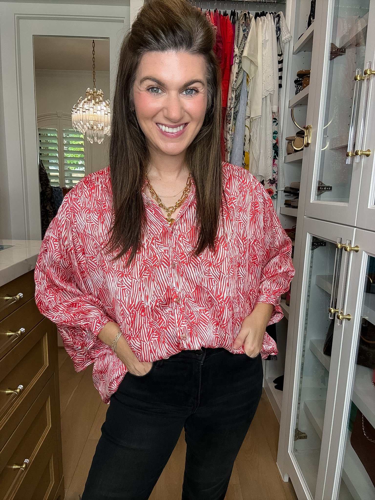 First Impression Button Down