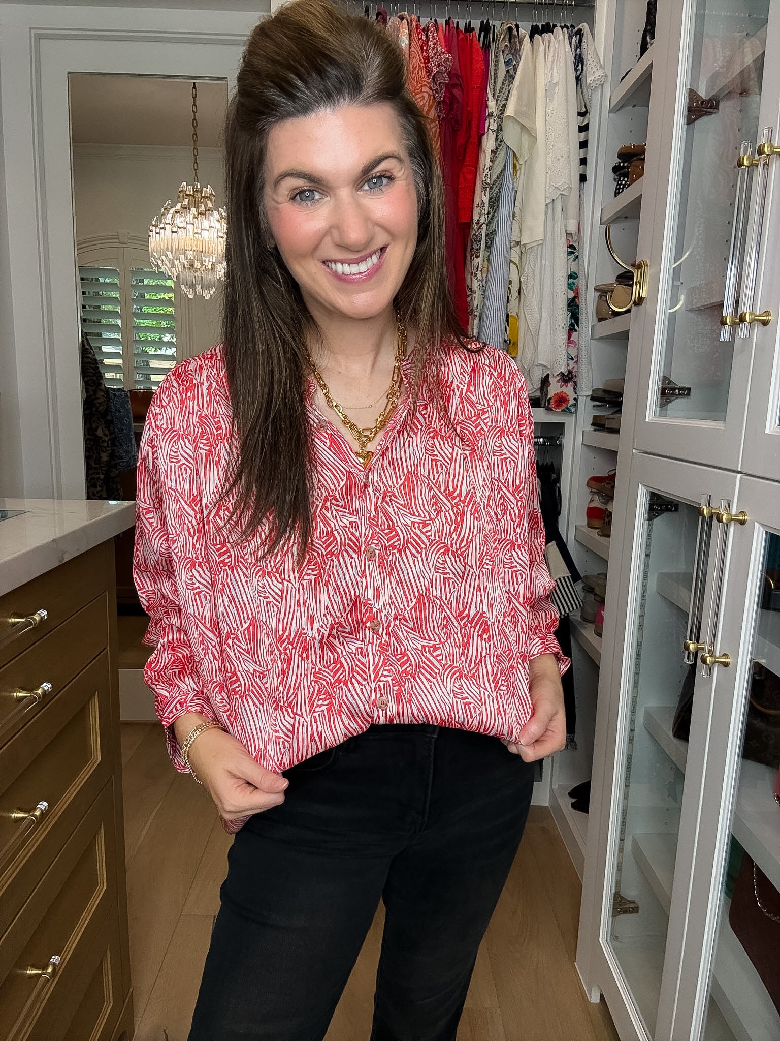 First Impression Button Down