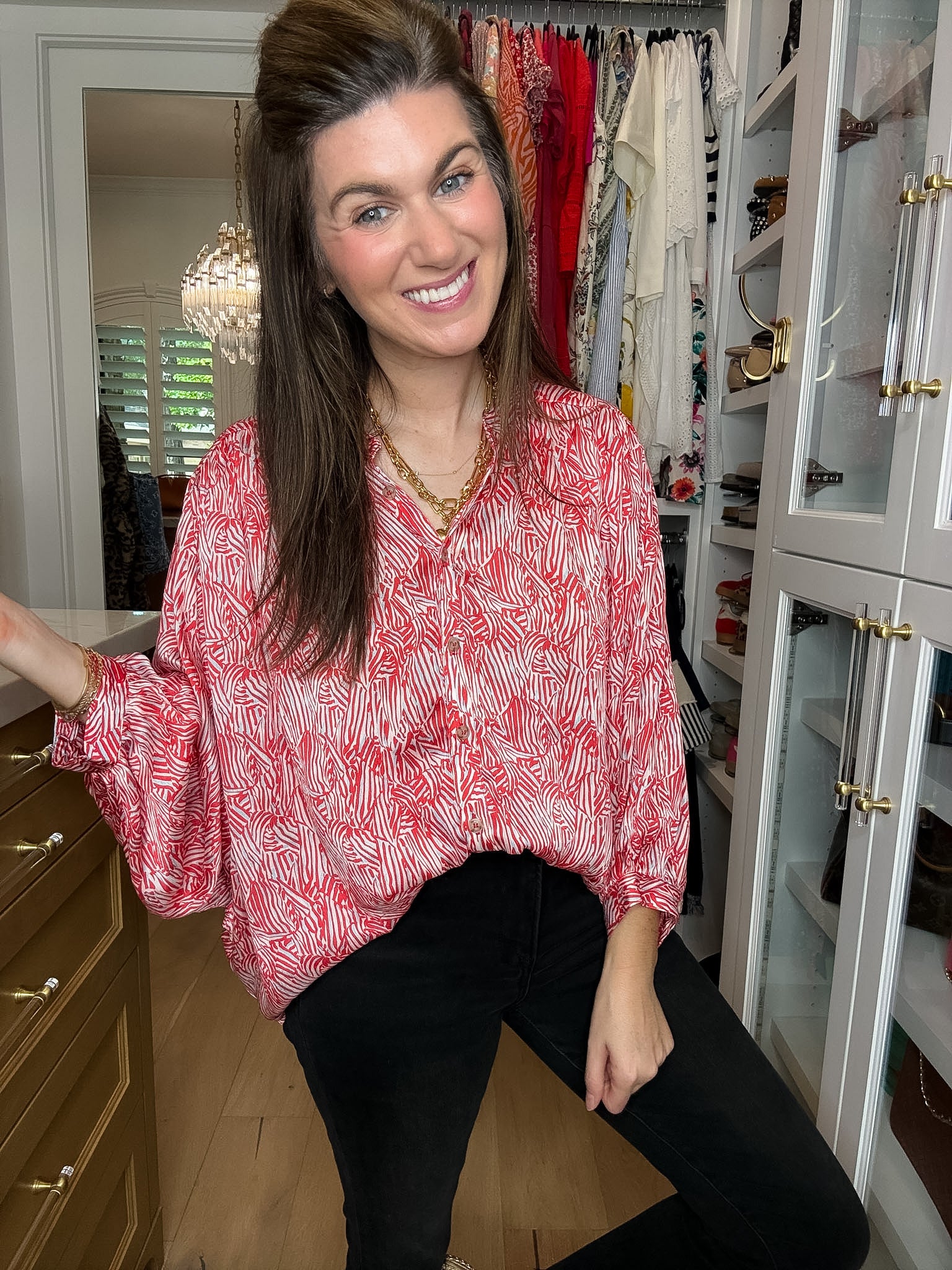 First Impression Button Down