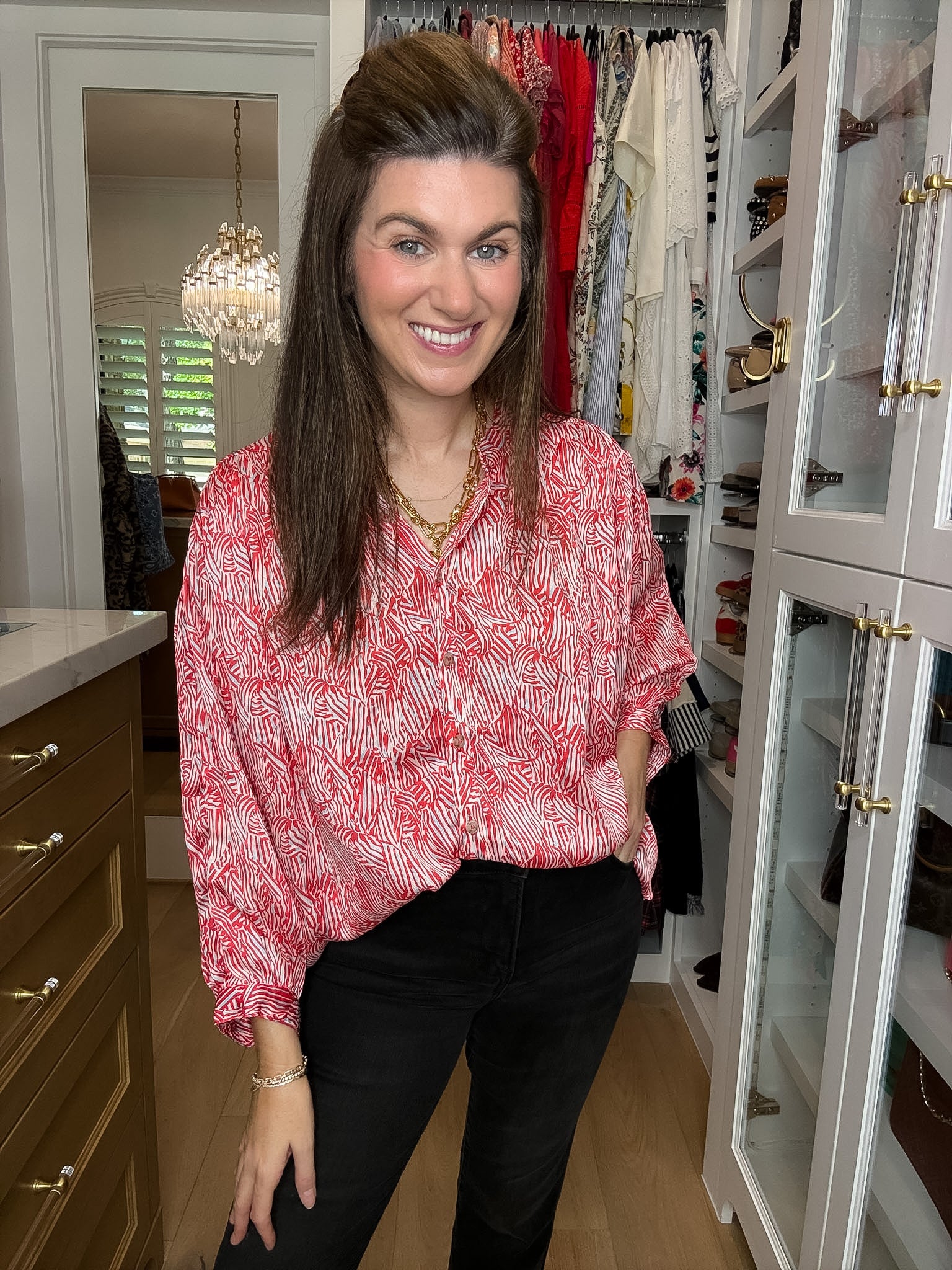 First Impression Button Down