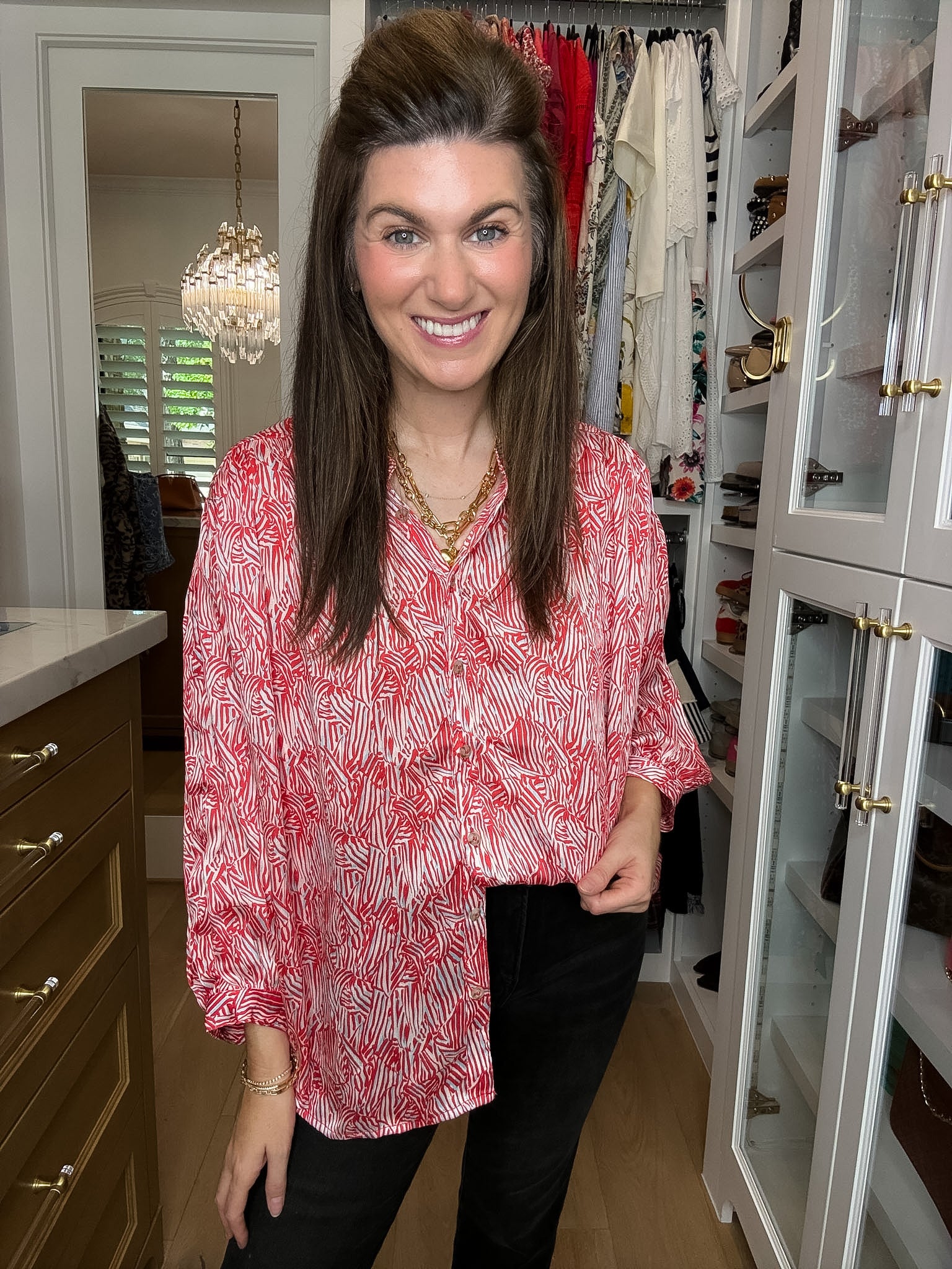 First Impression Button Down