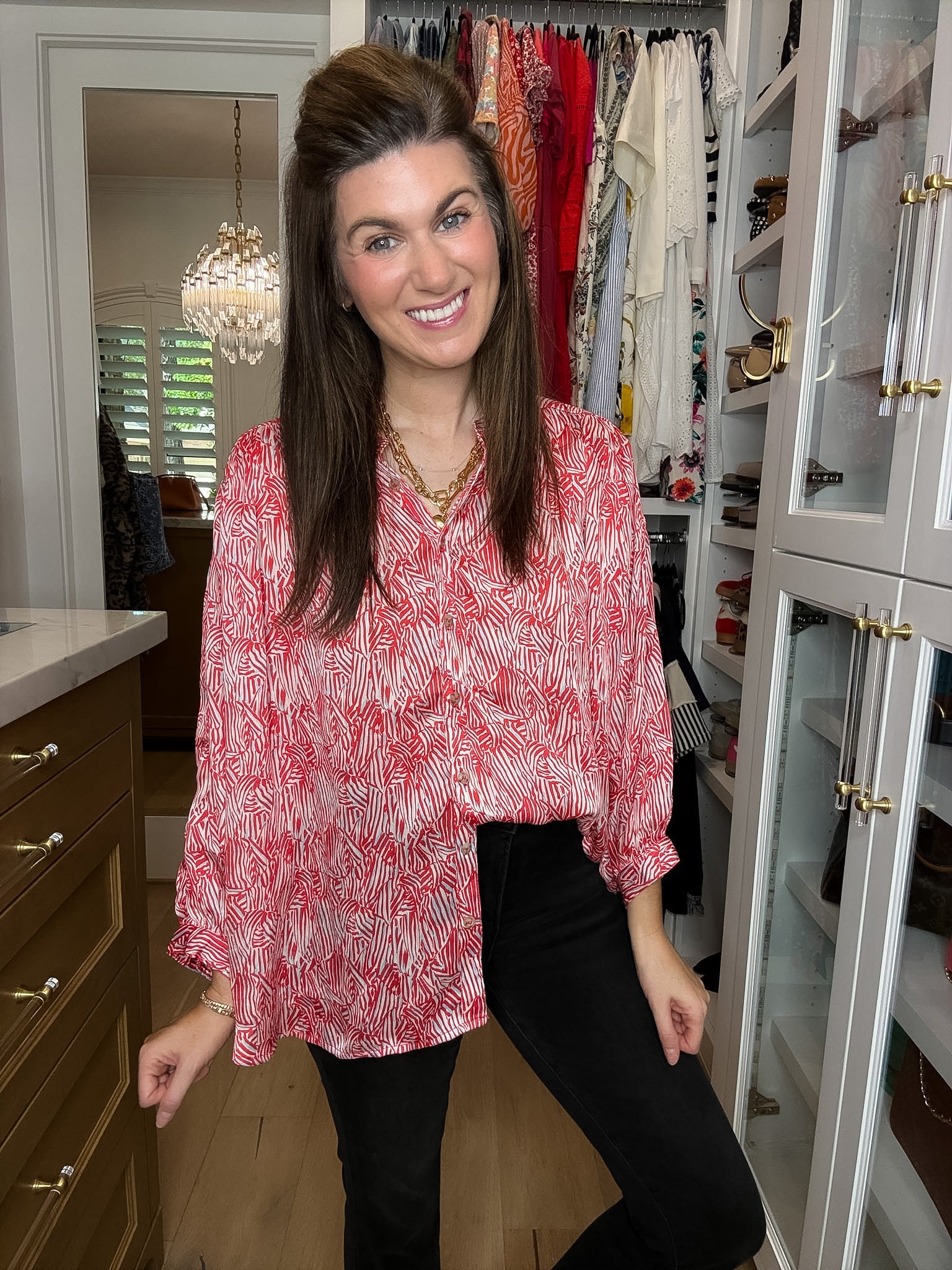 First Impression Button Down