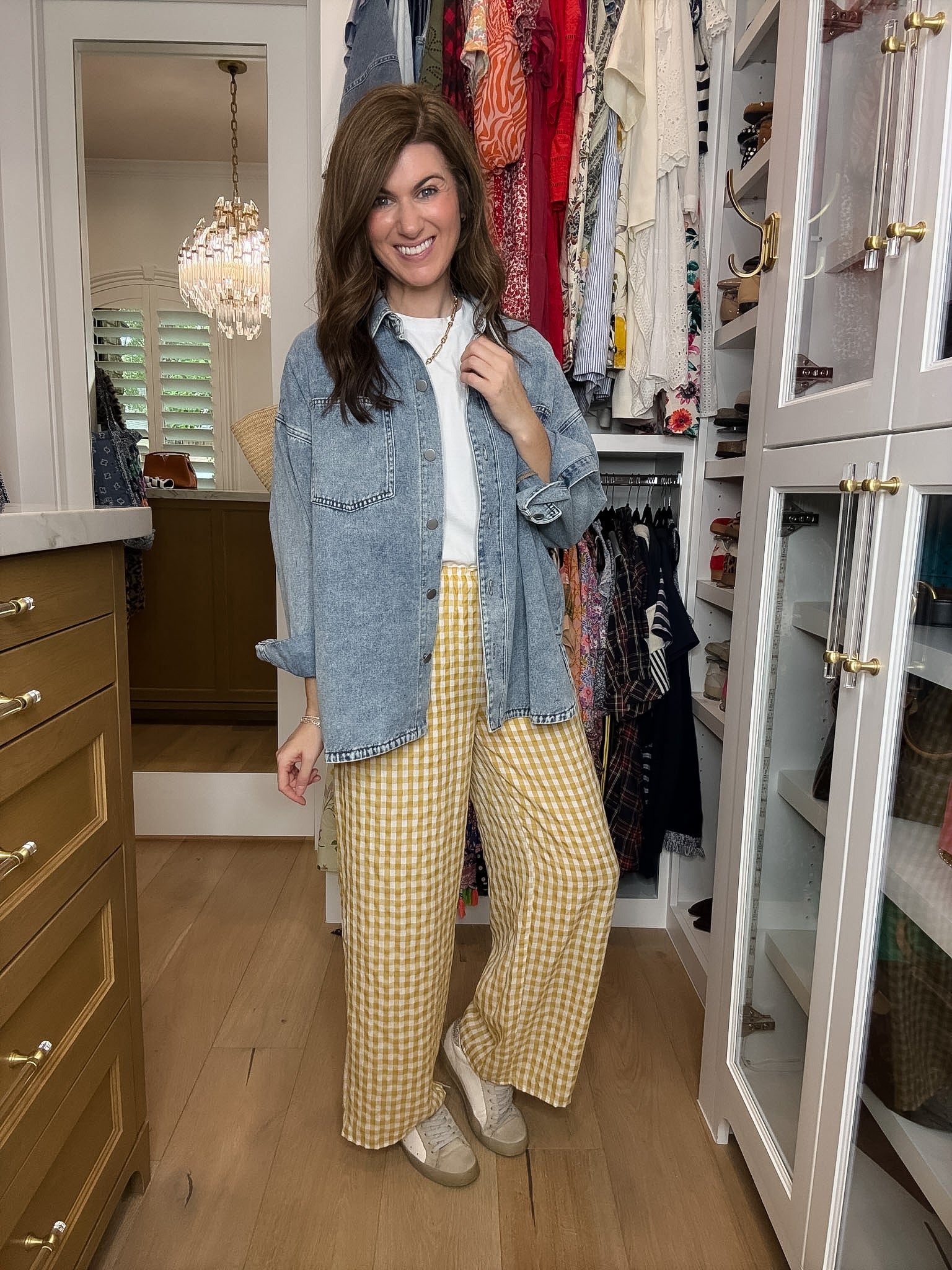 Checked In Gingham Pants