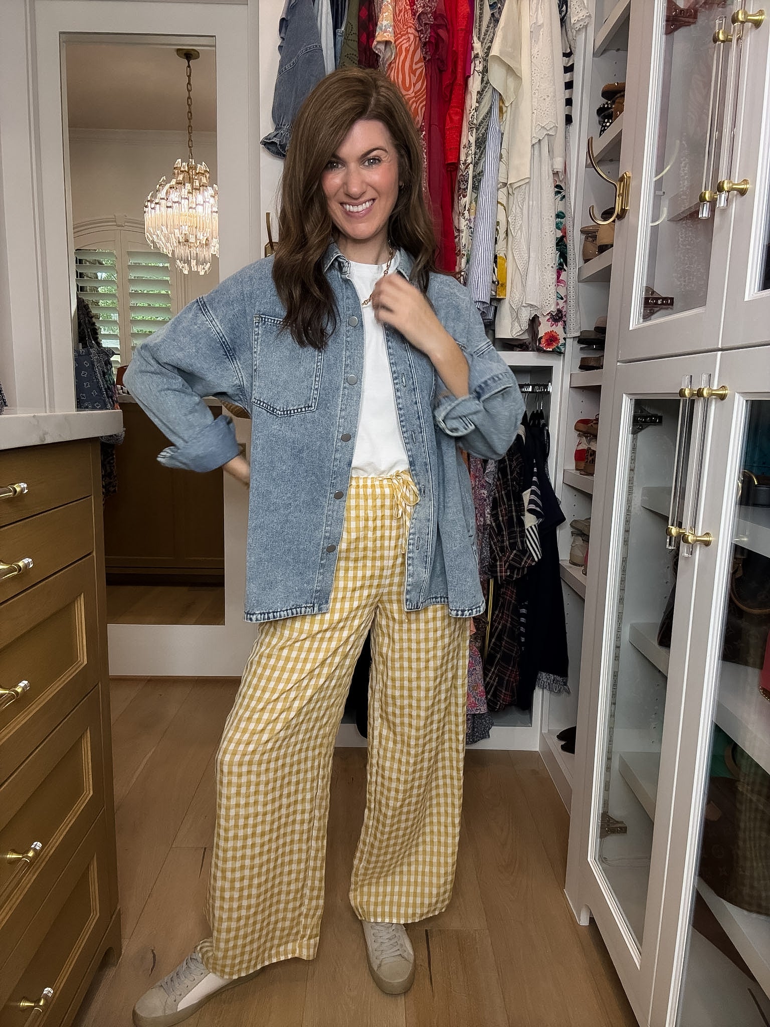 Checked In Gingham Pants