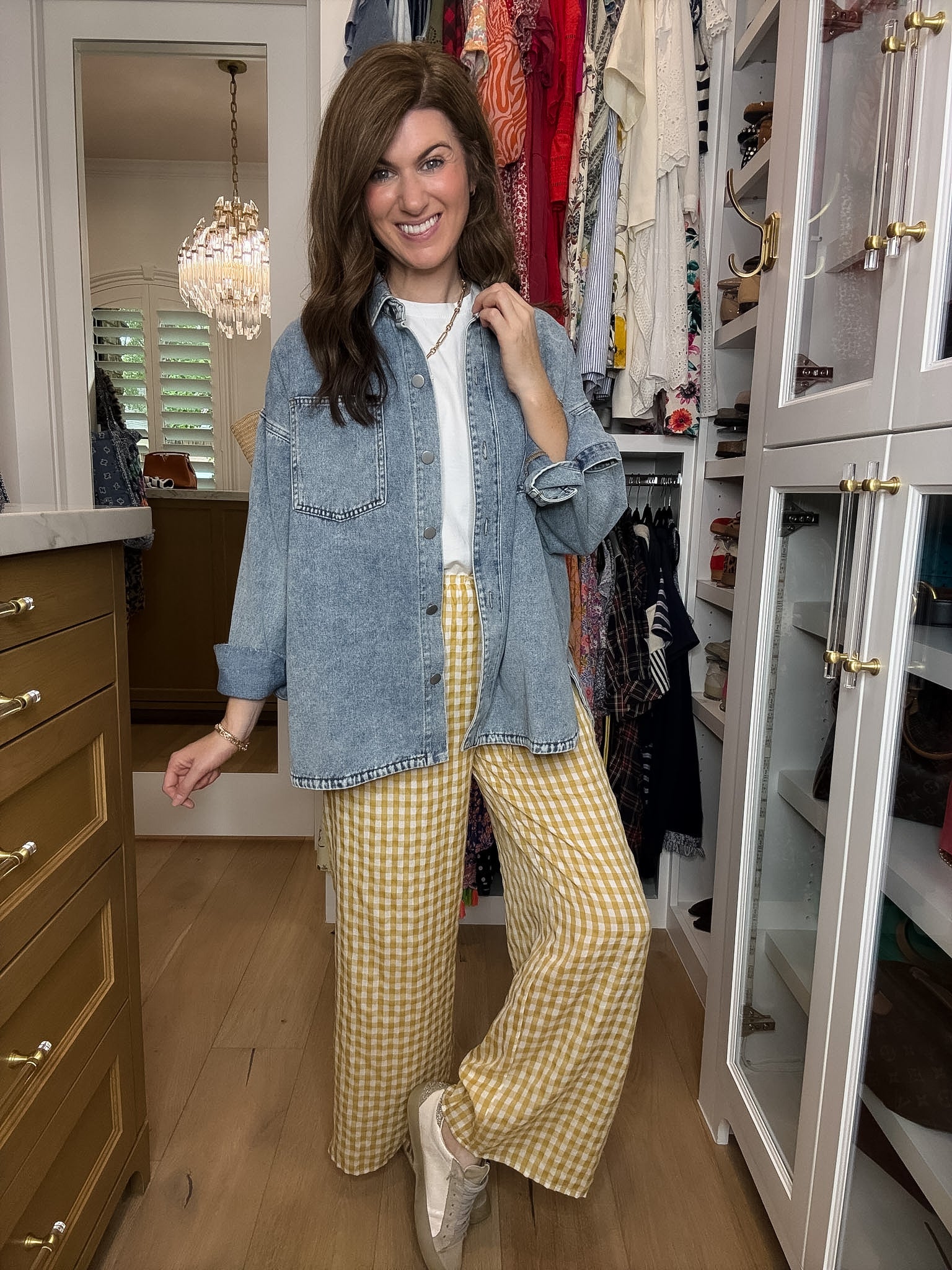 Checked In Gingham Pants
