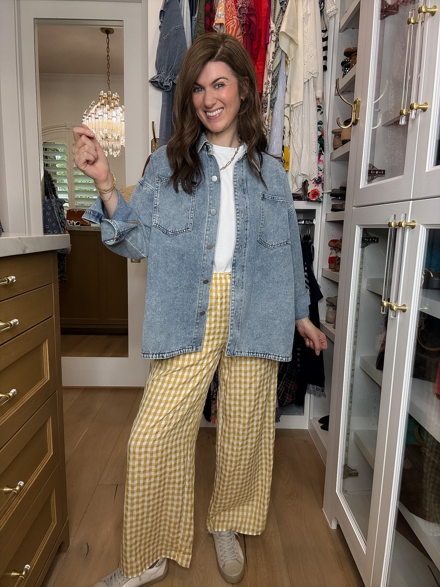 Checked In Gingham Pants