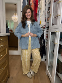 Checked In Gingham Pants